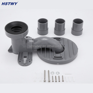 आधुनिक डिजाइन पीसी बाथरूम ड्रेन HP116-1 सिफ्टर टॉयलेट पैन कनेक्टर पाइप वी. सी. शिफ्टर पैटर्न के साथ शौचालयों के लिए - Product Image 2