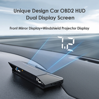 Herramienta de diagnóstico de pantalla OBD de calibre de coche multifunción, pantalla frontal, Monitor de presión de aceite, RPM, proyector de parabrisas de velocidad