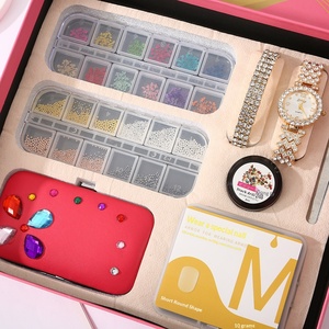 Coffret Cadeau Manucure DIY 24 Pièces en Acier Inoxydable Transparent pour la Fête des Mères et la Saint-Valentin – Simplicité Moderne - Product Image 3