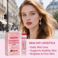 Collagène Halal OEM en Sachet – Complément Beauté pour Cheveux, Ongles et Peau – Vitamine Collagène et Niacinamide en Gelée