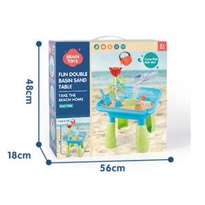EW-mesa de agua y arena para niños pequeños, juego de playa, juguetes sensoriales de playa para niños al aire libre - Product Image 2