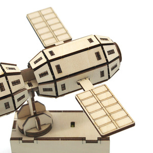 Space Station Model Wooden STEM <b>Education</b> <b>Toy</b> For Kids 7-9 Years DIY Assembly Science Project - Product Image 3