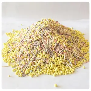 Factory Wholesale OEM Customizable Flushable Clumping Tofu Cat Litter Sand Broken Crushed And Mixed Colorful Cat Litter
