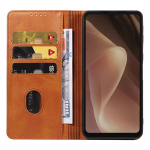 Funda Protectora para Teléfono Sharp Aquos Sense 9 R10 R9 Wish 6, Funda Tipo Cartera de Cuero PU con Diseño de Grano de Piel de Becerro y Múltiples Ranuras para Tarjetas - Product Image 2