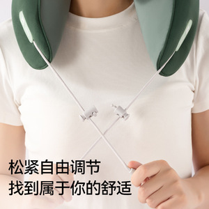 หมอนรองคอเมมโมรี่โฟมรูปตัวยูสไตล์ญี่ปุ่น พกพาสะดวกสำหรับเดินทางบนเครื่องบิน ใช้ได้สองด้าน แบบให้ความร้อนและความเย็น ใช้ได้ทั่วไป - Product Image 5