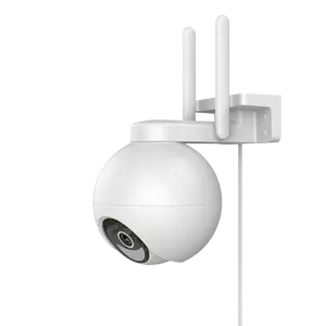 全新设计4MP无线wifi安全摄像机室外闭路电视圆顶摄像机，带云存储和128GB内存sd卡
