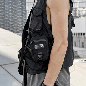 Borsa a Tracolla Colorata in Poliestere per Uomo, Stile Hip-hop, per Sport all'Aperto - Product Image 3