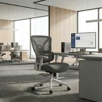 Chaise de bureau ergonomique haut de gamme, inclinable, pivotante, en maille, pour jeux et travail, idéale pour directeurs