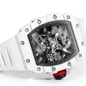 นาฬิกาข้อมือ RM White 2702 คาร์บอนไฟเบอร์ ระบบจักรกล หรูหรา พร้อมกลไกตูร์บิญอง ออโตเมติก สำหรับผู้ชาย แฟชั่นสุดเท่ เหมาะสำหรับออกกำลังกาย - Product Image 3