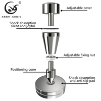 Support de sonorisation YIVO HIFI en métal, anti-chocs, anti-vibrations, pour amplificateur de puissance et enceintes, home cinéma