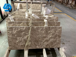 Carreaux de marbre en pierre calcaire beige <span class=keywords><strong>Cannes</strong></span> beige personnalisés populaires pour la décoration intérieure - Product Image 4
