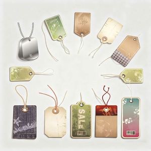 Factory Custom Art Paper Clothing Tag with Free Design Digital Printing Label for Garment Gift Packaging - Product Image 2