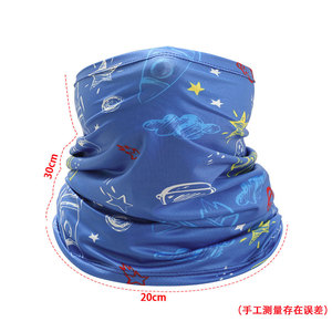 Children's Printed Neck Scarf Ice Silk Outdoor Sports Sun Protection Face Mask Multifunctional Magic Headband - Product Image 4