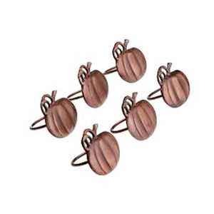 Anillo de cobre antiguo con forma de calabaza para decoración de boda, servilletas de alta calidad, oferta - Product Image 1