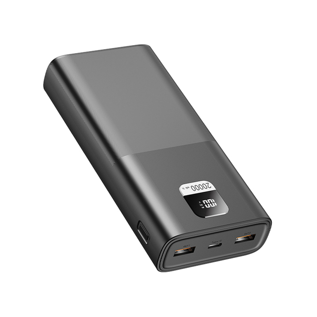 Hot Selling Portable 20000mAh Aluminum Alloy Laptop Powerbank PD 45W/65W Fast Charging USB-C 100W Power Bank for Mobile Phones