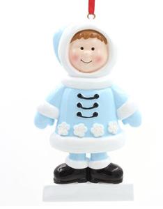 Decorazioni Natalizie Personalizzate di Alta Qualità, Ornamenti per Albero di Natale Dipinti a Mano, Decorazioni Natalizie in Resina Nera per Bambini, Regali - Product Image 4
