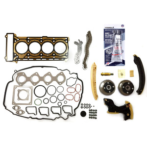 Kit de chaîne de distribution avec jeu de joints de culasse pour 02-14 Merce des M271 Ajusteur d'arbre à cames C180 C200 E200 SLK200  1.8L - Product Image 1