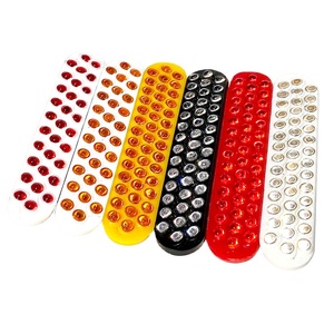 Reflector de seguridad para pavimento de entrada de vehículos, marcador de tráfico, tachuela de carretera, ojo de gato biconvexo con 43 perlas de vidrio, precio de fábrica - Product Image 1