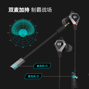 Edifier Hecate Gx04 Wired In Ear Gaming Headphones 3.5mm <b>Plug</b> For Esports Sound Positioning - Product Image 4