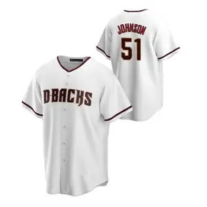 Private Label Custom Stitched Arizona Diamondback Baseball Jersey #51 Randy Johnson Embroidery Sports Jersey