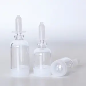 Récipient rond de sérum en plastique de 5ml 10ml 15ml pour les bouteilles d'huile essentielle pour les yeux en plastique utilisées par les institutions de beauté