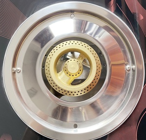 Fournisseur d'usine Prix bas Table en verre trempé <span class=keywords><strong>de</strong></span> 7 mm Cuisinière à <span class=keywords><strong>gaz</strong></span> avec capuchon en laiton - Product Image 4