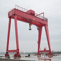 Grue à portique pour conteneurs spéciaux de 20 pieds, certifiée ISO9001, structure anticorrosion avec support après-vente complet à l'étranger