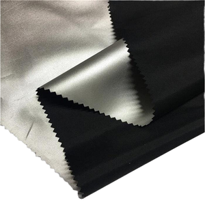 Tissu en taffetas de polyester 190T 210T avec revêtement imprimé, gommé argenté, à motif damier trois-quarts pour tentes, sacs de <span class=keywords><strong>transport</strong></span> et bagages à roulettes - Product Image 1