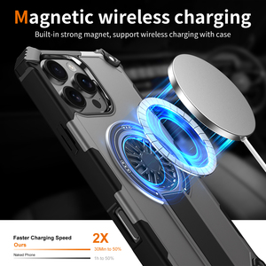 Le plus récent auto-développé usine absorbant les chocs Anti-chute magnétique sans fil charge coque <span class=keywords><strong>de</strong></span> té<span class=keywords><strong>l</strong></span>éphone 15 Pro Max 16 14 13 12 - Product Image 3