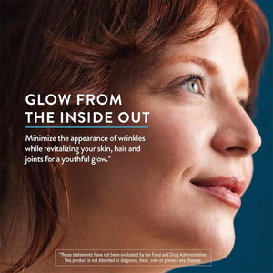 Kapsul peptida kolagen Marina/Bovine Premium dengan Biotin untuk kulit bersinar dan rambut sehat, Bebas Gluten - Product Image 3