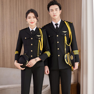 Özelleştirilmiş havacılık pilot üniforma takım elbise, uçuş görevlisi gömlek, pilot iş kıyafetleri - Product Image 2