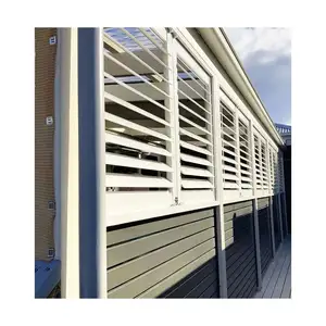 Prima Quality Window Shutters Aluminum Alloy Ventilation Waterproof Security Air Inlet Louvers