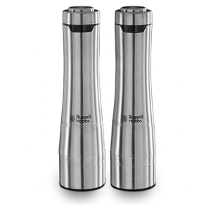 Rechargeable Lithium Battery Electric Salt <b>Pepper</b> <b>Grinder</b> Set 0652743 Adjustable Stainless Steel Brushed Chrome Boxed Russell - Product Image 1