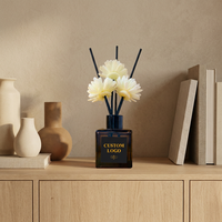 Diffuseur de parfum d'ambiance à bâtonnets en rotin, huile essentielle naturelle, parfum longue durée, pour la décoration intérieure