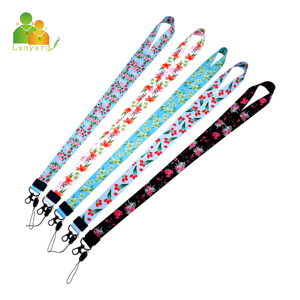 <span class=keywords><strong>Hot</strong></span> Bán Biểu Tượng Tùy Chỉnh In Anime Phim Hoạt Hình Logo <span class=keywords><strong>Polyester</strong></span> Nylon Dây Buộc Với Cổ Móc Chìa Khóa Thăng Hoa Dây Buộc - Product Image 3