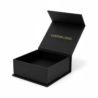 Boîte cadeau magnétique pliable de luxe avec logo personnalisé, boîte d'emballage en carton pliable pour cosmétiques, vêtements avec couvercle magnétique