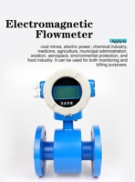Medidor de Flujo Magnético de Líquidos Ácidos Electromagnético de Acero Inoxidable con Soporte Personalizado OEM