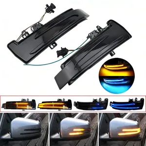 Pour Mercedes Benz W176 W246 W204 W212 avec clignotant de rétroviseur LED, lumière de signalisation, lampe à lumière fluide, 2 pièces, décoration extérieure - Product Image 3