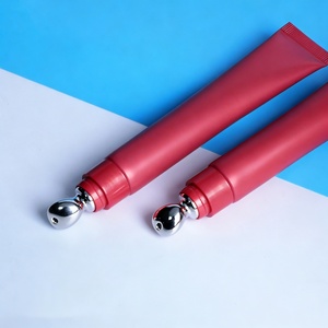 Tube souple mat rouge 15g 20g pour crème contour des yeux, emballage cosmétique, vente en gros, marque privée, pour lotion, baume à lèvres, brillant à lèvres - Product Image 2