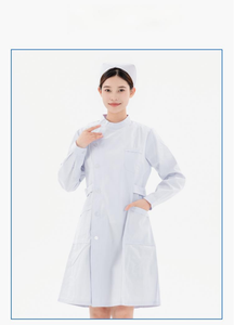 Tenues de travail médicales pour femmes grandes tailles, blouses d'infirmière à manches longues et courtes, gowns d'isolement jetables/réutilisables, blouses de <span class=keywords><strong>laboratoire</strong></span> hospitalières - Product Image 5