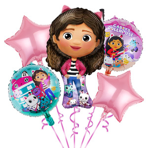 Vente en gros, ensemble de ballons en aluminium pour maison de poupée <span class=keywords><strong>Gabby</strong></span>, ballons ronds de décoration de fête d'anniversaire en forme de boule - Product Image 2