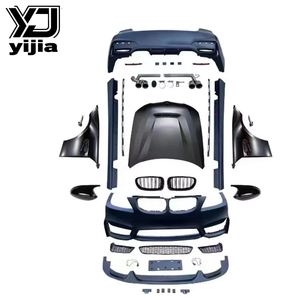 Cho 3 Series E90/E92 Sửa Đổi M4 Phong Cách Phía Trước <span class=keywords><strong>Bumper</strong></span> Lưới Tản Nhiệt Vít Trên Bên Váy Đuôi Lip Họng Phía Sau <span class=keywords><strong>Bumper</strong></span> Surround Kit Mới - Product Image 2