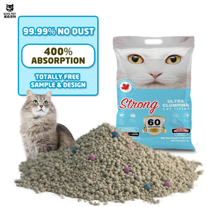 Litière pour <span class=keywords><strong>chat</strong></span> en granulés de bentonite blanche, super absorbante, à agglomération rapide, contrôle des odeurs, faible poussière, biodégradable, jetable aux toilettes - Product Image 5