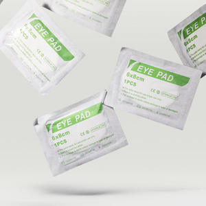 Accessoires de trousse de premiers soins, compresses oculaires stérilisées d'urgence, compresses oculaires jetables non tissées/gaze pour les soins de la santé oculaire - Product Image 1