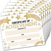 Certificats de récompense pour étudiants, diplômes vierges, papier de certificat pour les diplômes de maternelle et de préscolaire