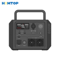 Panel Surya Gelombang Sinus Murni 600W 22.4V Baterai LiFePO4 536.7Wh Off-Grid Nigeria Penggunaan Darurat Stopkontak AC Pengisian Daya Mobil 2 Hari
