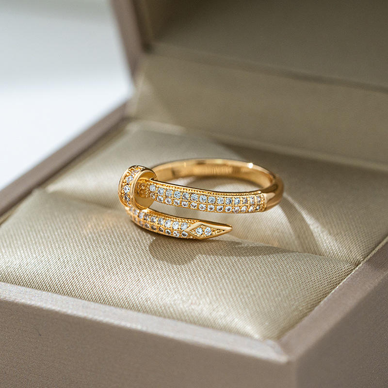 J01 Or Double Rangée Diamant