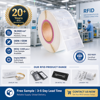 Etiqueta RFID UHF Impinj M830 para Joyería, Mini, Compatible con EPC Gen2 ISO 18000-6C, Resistente al Agua, para Inventario Diario de Oro y Barras de Oro