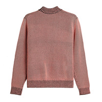 Pull Tricot Homme Col Rond Personnalisé en Laine et Coton à Fil Thermosensible Changeant de Couleur Selon le Temps, Technologie Mode