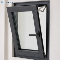 Ventanas Abatibles y Oscilobatientes de Aluminio de Alta Calidad LANGE, Doble Acristalamiento, Aislamiento Térmico, Ahorro de Energía, Apertura Interior para Viviendas